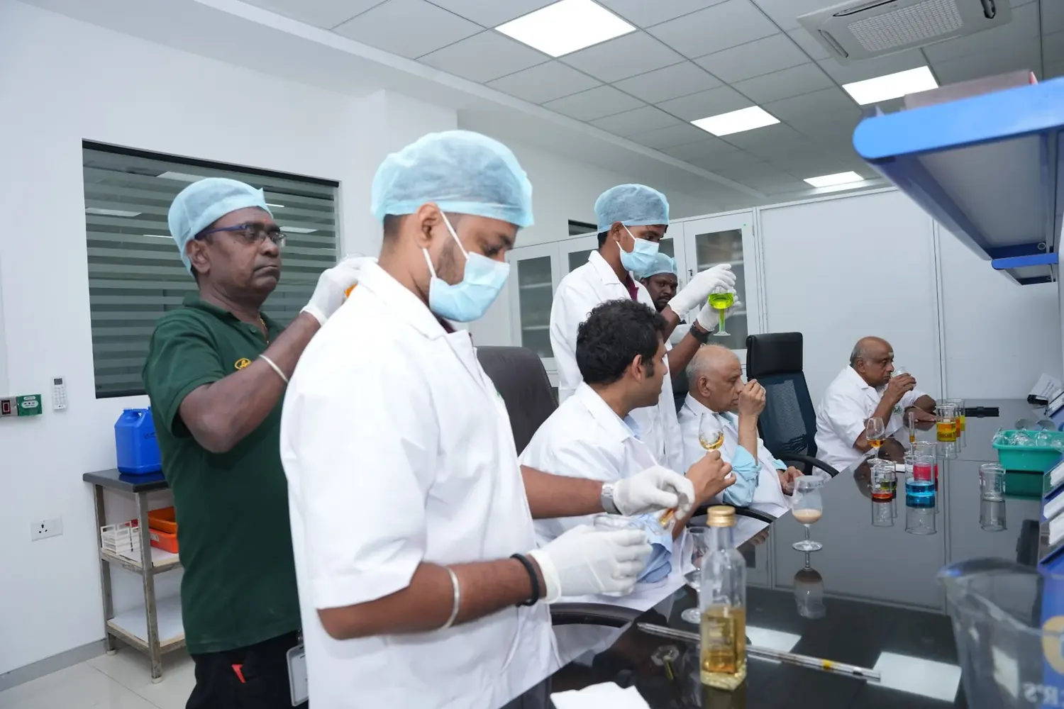 Lux team evaluating a product application