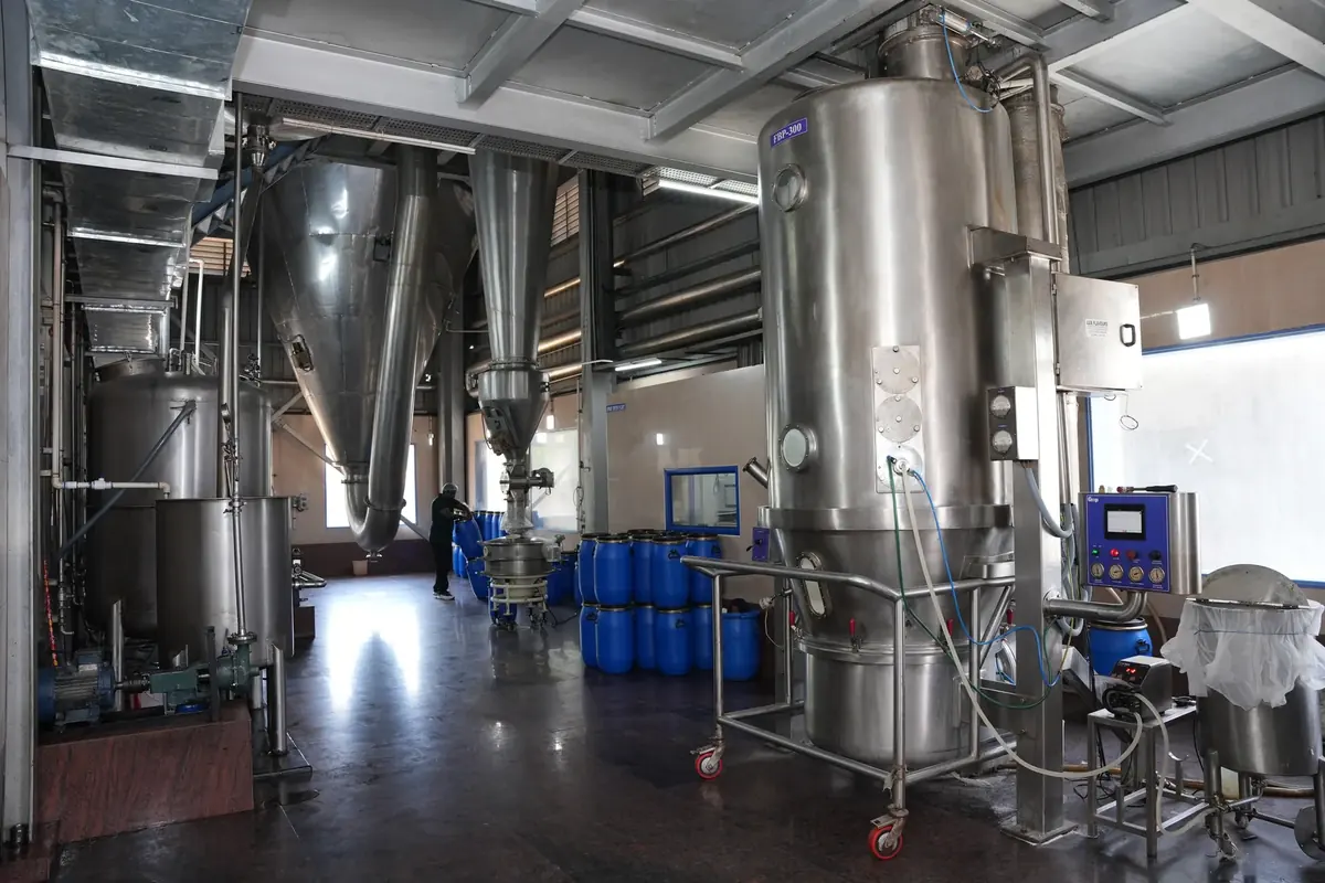 CAPSIL spray-drying hall at Lux